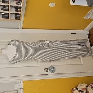 Maxi Jersey Cabi stripped dress size S